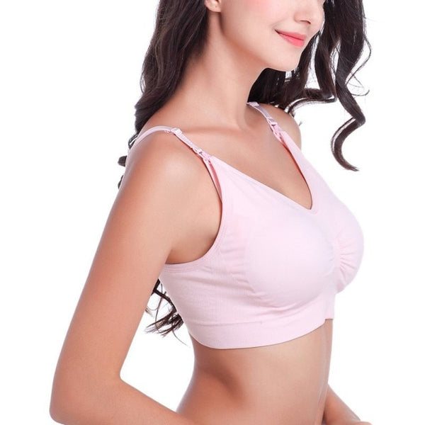 Maternity Bra Cotton Bra For Nursing Push Up Hands Free Breast Pump Maternity Breast Feeding Bra Underwear Hot