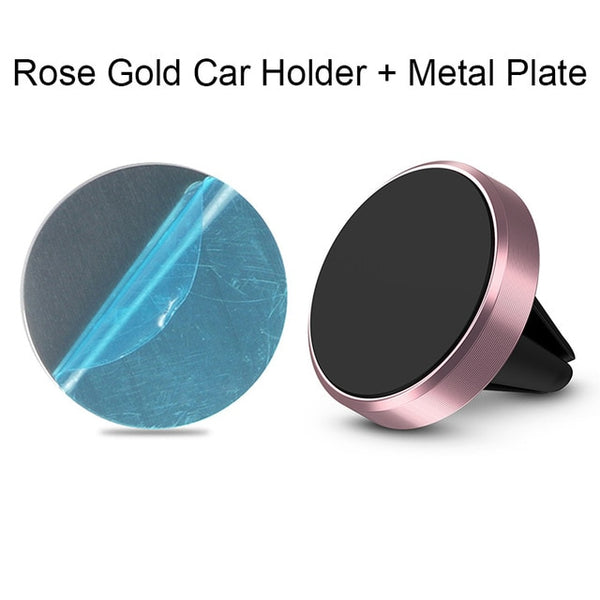 Magnetic Phone Holder on Xiaomi Pocophone F1 Huawei Car GPS Air Vent Mount Magnet Cell Phone Stand Holder for iPhone 7 Samsung