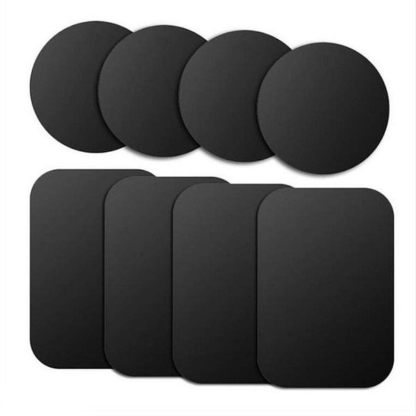 Metal Plate Kit With Adhesive for Magnetic Car Mount Phone Holder Magnet Mobile Stand