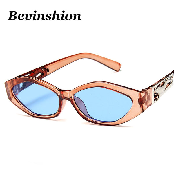 New Sunglasses Fashion Brand Ladies Sun Glasses Small Frame Cat Eye 3D