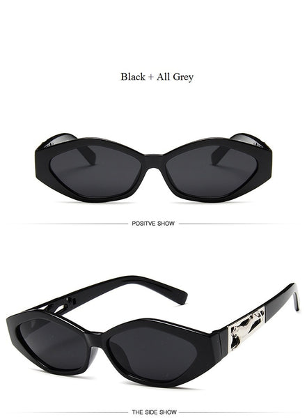 New Sunglasses Fashion Brand Ladies Sun Glasses Small Frame Cat Eye 3D