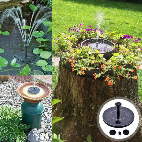 Solar Powered Fountain Kit - An Add-on To Your Garden!