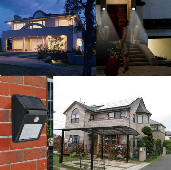 Solar-Powered Motion Sensor Security Light