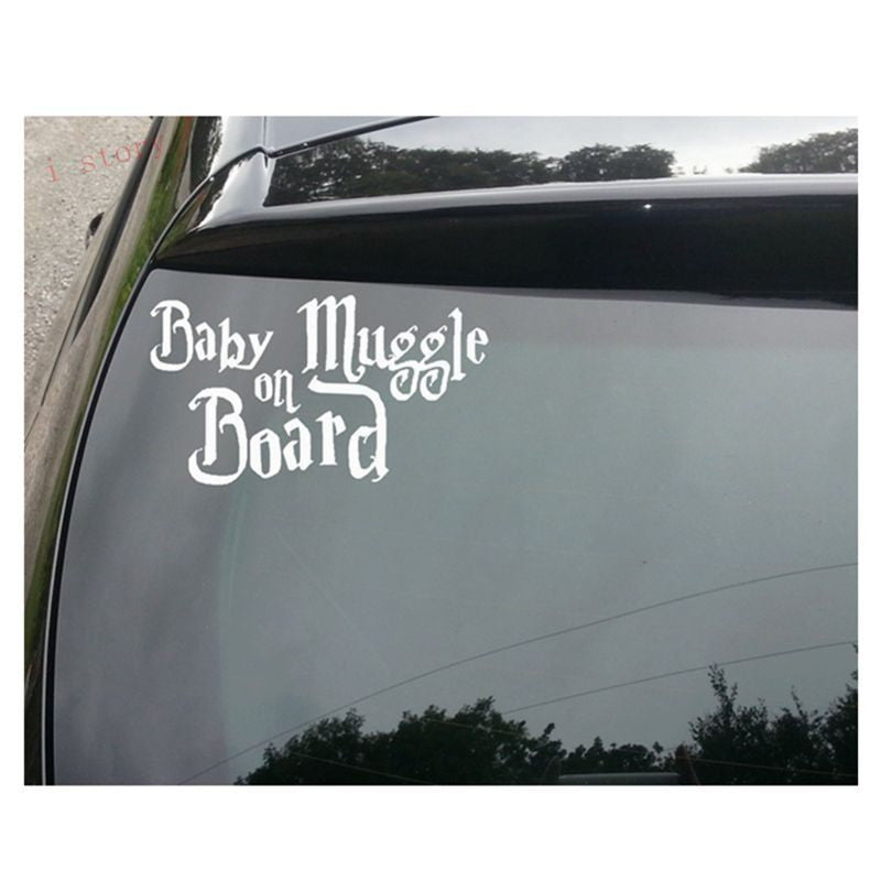 Baby Muggle On Board Car Decal Sticker