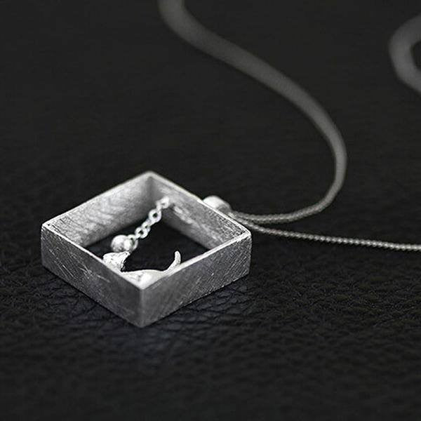 CattyBox™- Cat In The Box Necklace