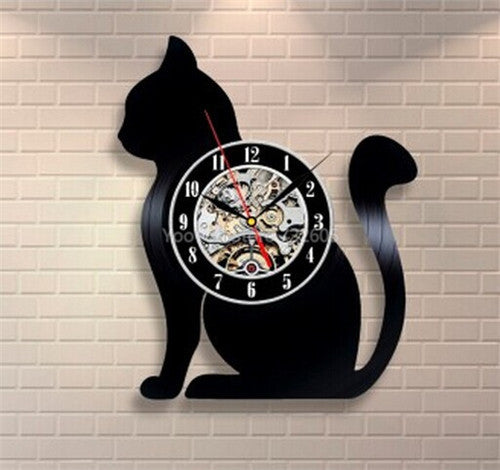 Home Decor - 3D Animal Wall Clock Vinyl