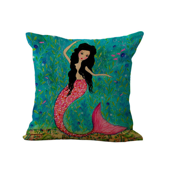 Home Decor - Beautiful Mermaid Pillow Cover
