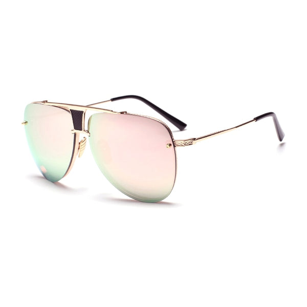 Men or women Brand Designer Sunglasses Original FeMale Lady UV400 Mirror Kim Kardashian Sun Glasses Full Metal 2016 New Fashion