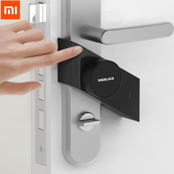 In Stock Xiaomi Sherlock Smart lock M1 mijia Smart door lock Keyless Fingerprint+Password work to Mi home app phone control