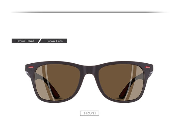 AOFLY NEW DESIGN Ultralight TR90 Polarized Sunglasses Men Women Driving Square Style Sun Glasses Male Goggle UV400 Gafas De Sol
