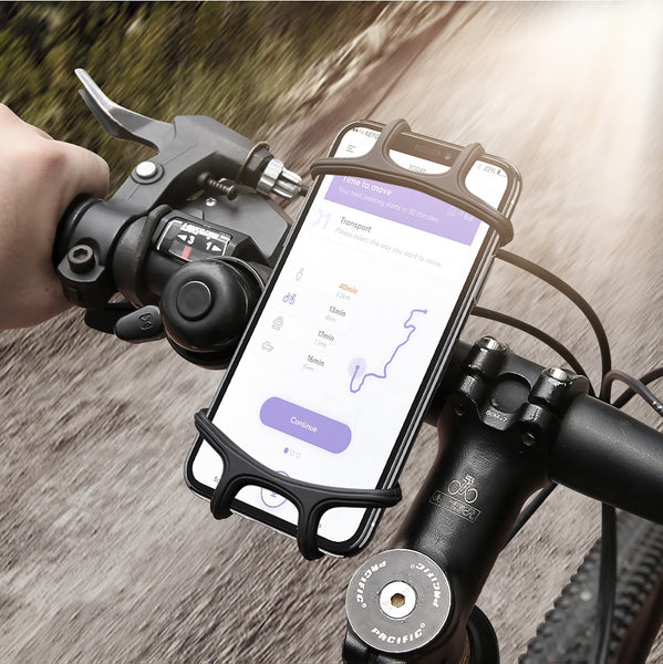 FLOVEME Bicycle Phone Holder For iPhone Samsung Universal Mobile Cell Phone Holder Bike Handlebar Clip Stand GPS Mount Bracket