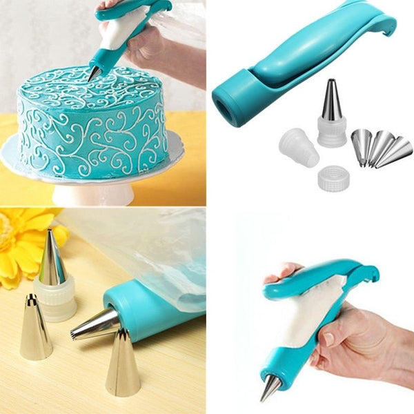 Nozzles Set Tool Dessert Decorators Cake Decorating Icing Piping Cream Syringe Tips Muffin Cake Pastry Pen Bag