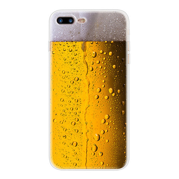 Funny Soft TPU Case for iPhone 7 8 Plus X