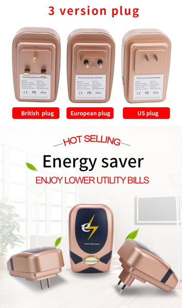 30KW intelligent Electricity Saving Box Electric  Saver Device bill killer up to 30%  EU/UK/US Plug
